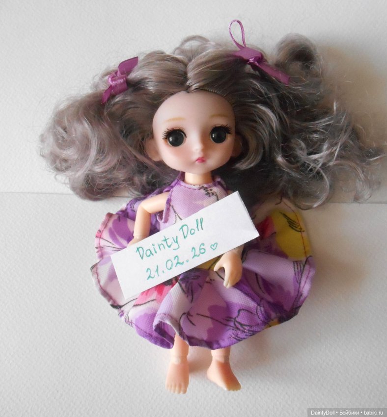 Платье для кукол Баболи (~15 см ростом) (фото 2)