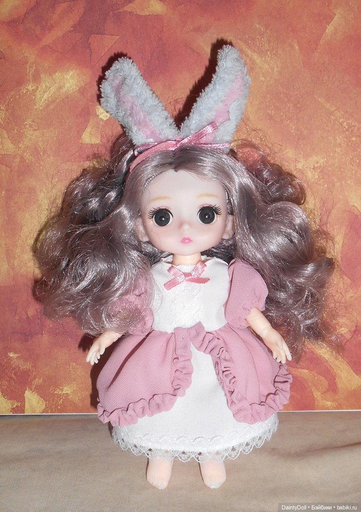 Нарядные платья на кукол Баболи (~15 см ростом)