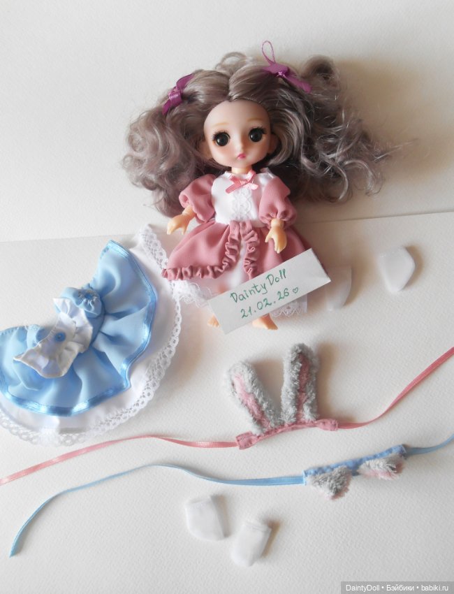 Нарядные платья на кукол Баболи (~15 см ростом) (фото 3)