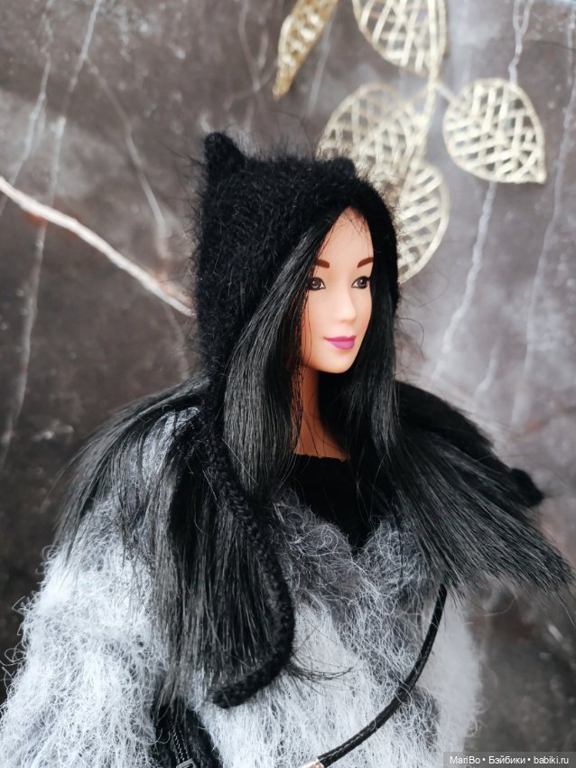 Чепец с ушками для Барби и других (фото 6)