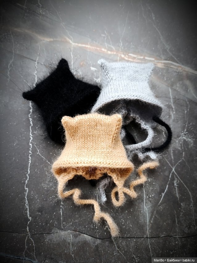 Чепец с ушками для Барби и других