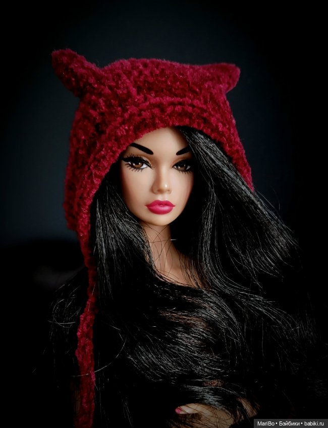 Чепец с ушками для Барби и других (фото 3)