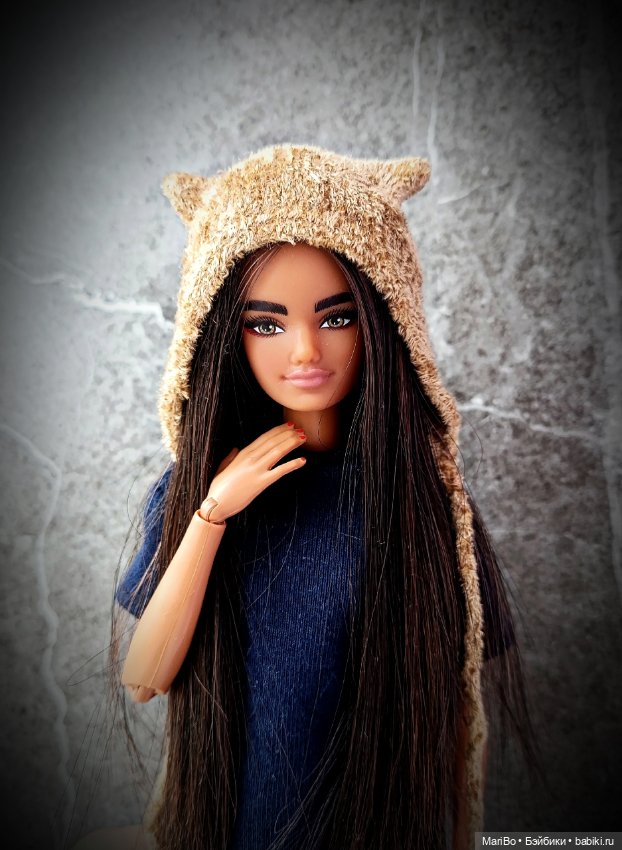 Чепец с ушками для Барби и других (фото 8)