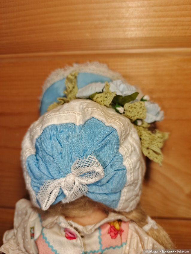 Шляпка для антикварной или винтажной куклы, вих, Паоло Рейна (фото 4)