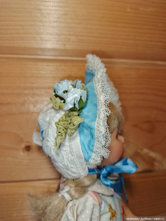 Шляпка для антикварной или винтажной куклы, вих, Паоло Рейна (фото 3)