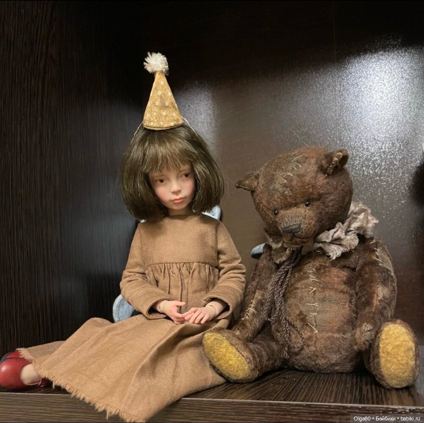 Авторская шарнирная кукла Нана