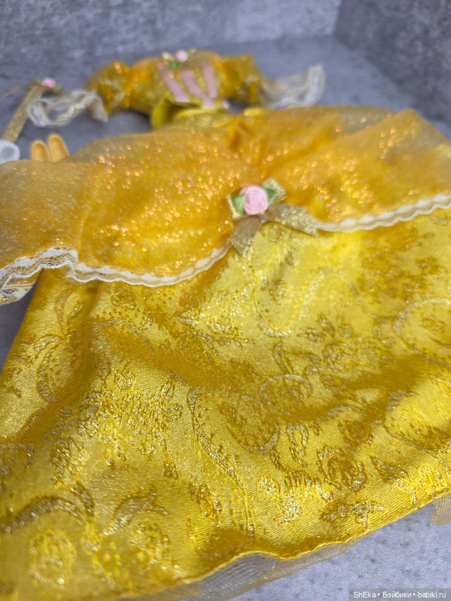 Полный аутфит барби Белль Красавица и Чудовище (фото 2)