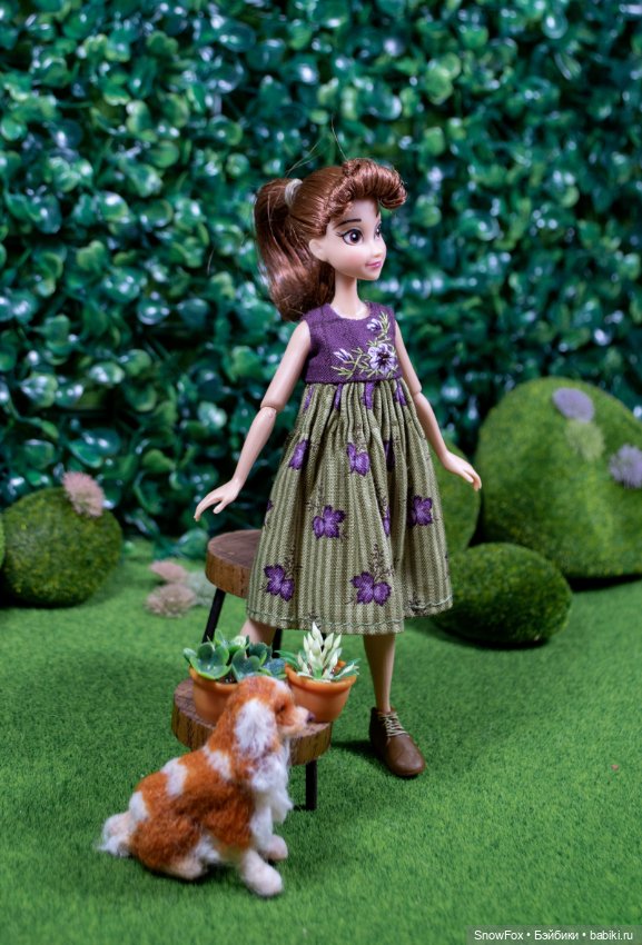 Платье "Цветок" для пижамных принцесс, бжд (фото 3)