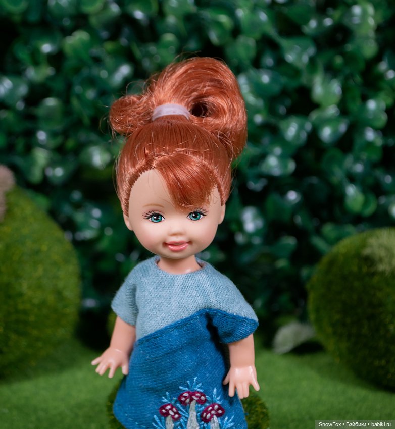 Трикотажное платье "Мухоморы" для Kelly/ Shelly, Penny's box, bjd