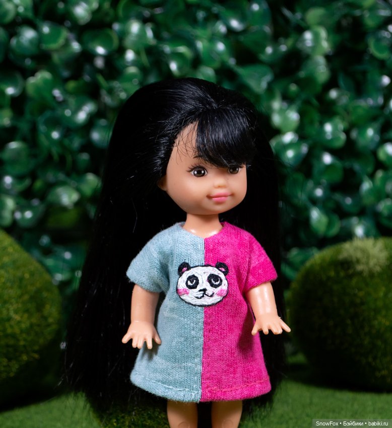 Трикотажное платье "Панда" для Kelly/ Shelly, Penny's box, bjd