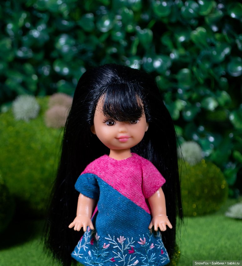 Трикотажное платье "Цветочки" для Kelly/ Shelly, Penny's box, bjd