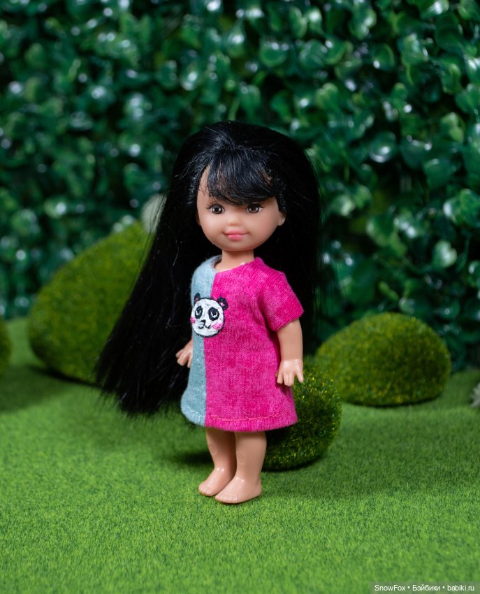 Трикотажное платье "Панда" для Kelly/ Shelly, Penny's box, bjd (фото 4)