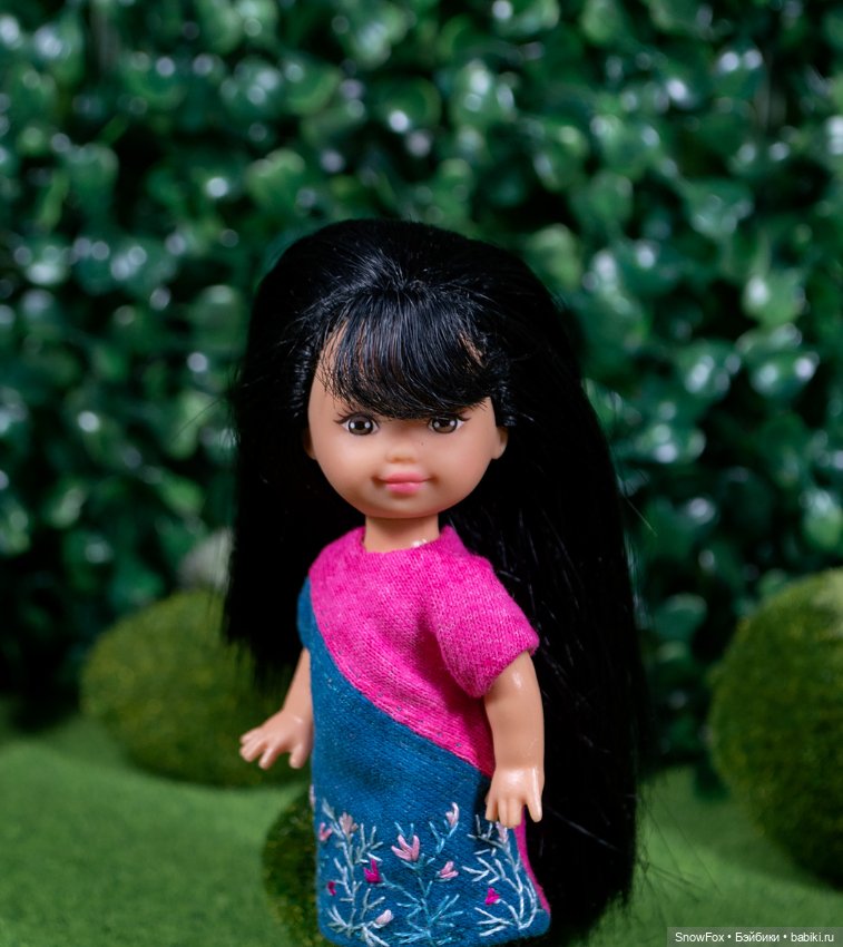 Трикотажное платье "Цветочки" для Kelly/ Shelly, Penny's box, bjd (фото 4)