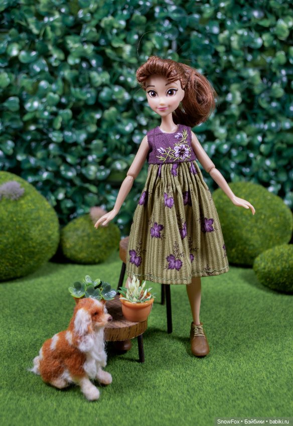 Платье "Цветок" для пижамных принцесс, бжд (фото 2)