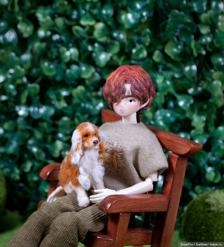 Кресло-качалка №1 для кукол 1:12 (пижамные принцессы, бжд,блайнд боксы) (фото 2)