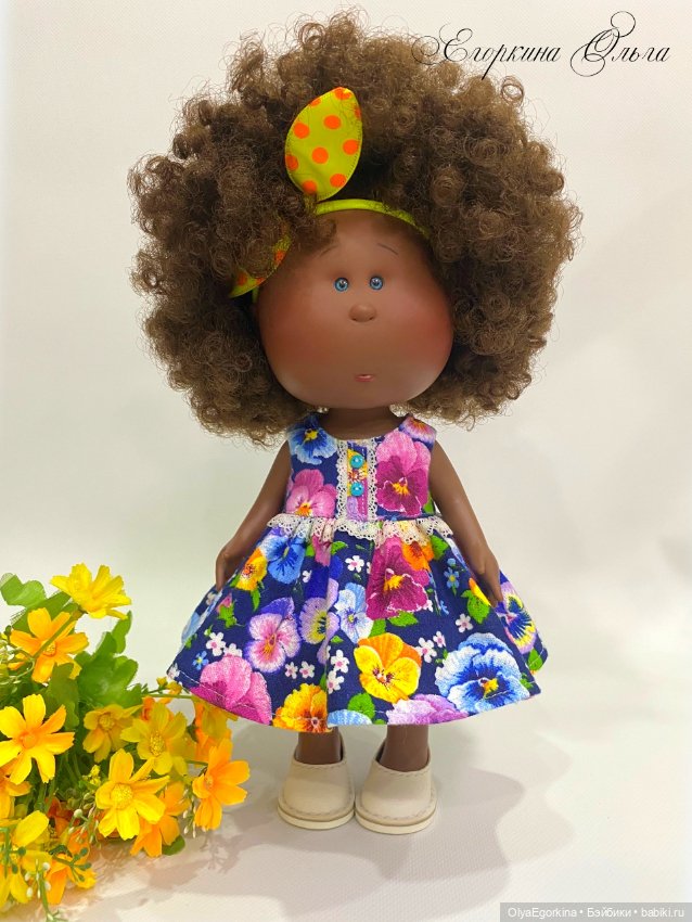 Платья "Фиалки" для большой и маленькой Миечек (фото 3)