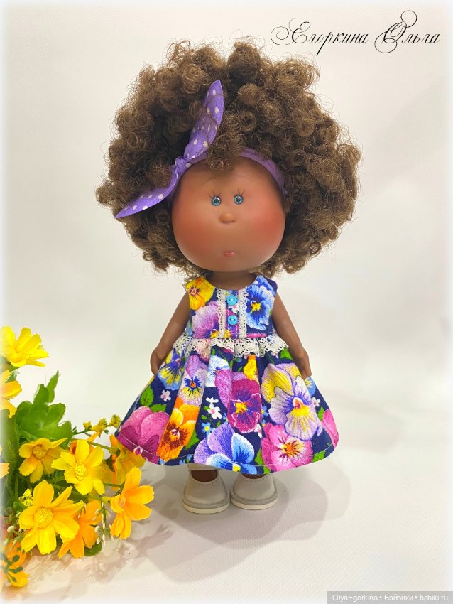 Платья "Фиалки" для большой и маленькой Миечек (фото 2)