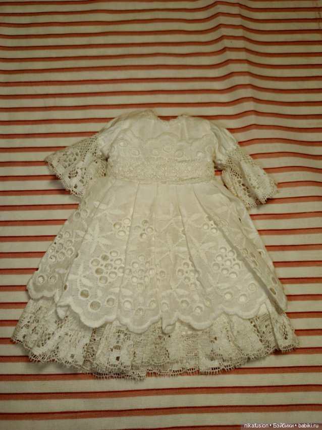 Платье на антикварную или винтажную куклу, рост 20-22 (фото 5)