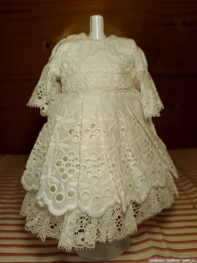 Платье на антикварную или винтажную куклу, рост 20-22 (фото 2)