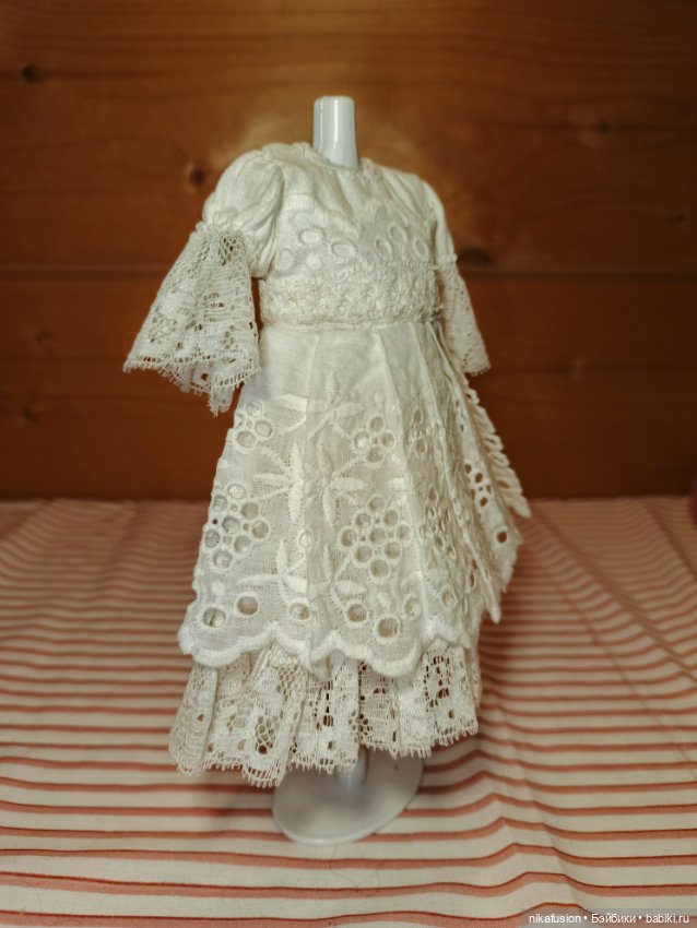 Платье на антикварную или винтажную куклу, рост 20-22 (фото 3)
