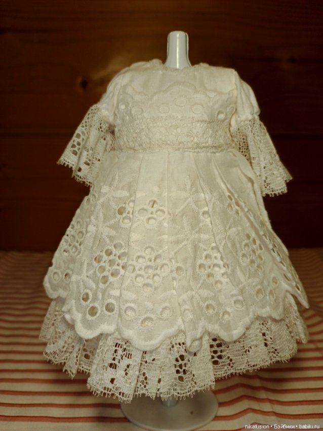 Платье на антикварную или винтажную куклу, рост 20-22 (фото 4)