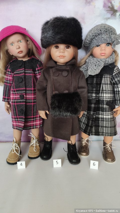 Пальто для кукол Готц/Цвергназе (фото 2)