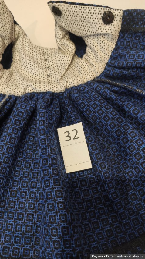 Платья с длинным рукавом для кукол Готц/Цвергназе (фото 7)