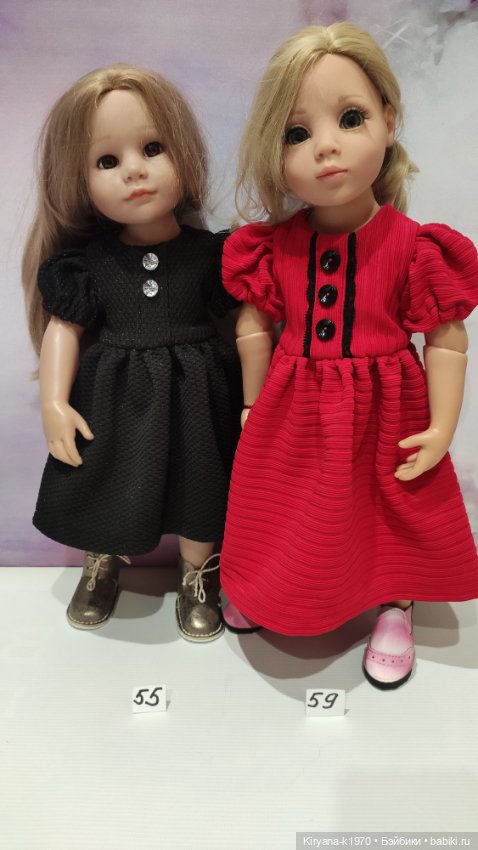 Платья для кукол Готц/Цвергназе