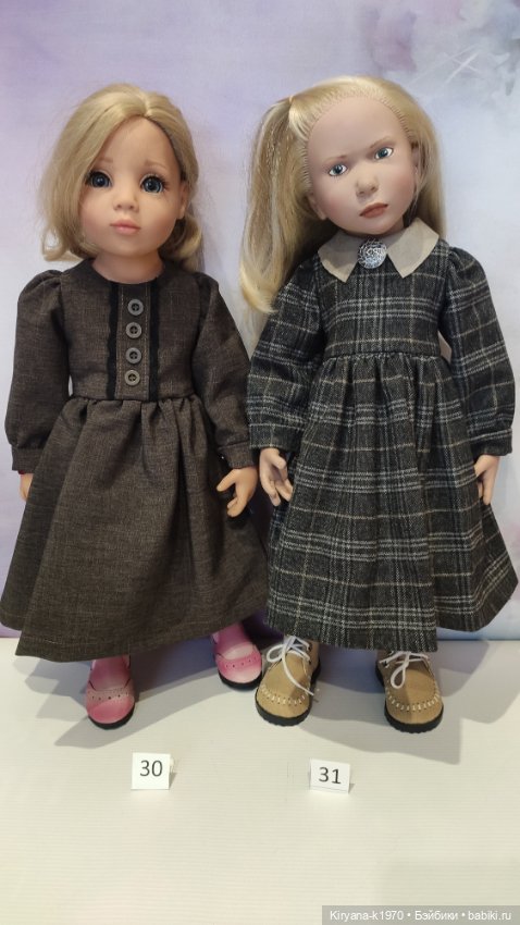Платья с длинным рукавом для кукол Готц/Цвергназе (фото 3)