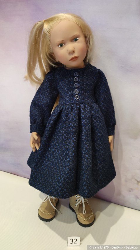 Платья с длинным рукавом для кукол Готц/Цвергназе (фото 8)