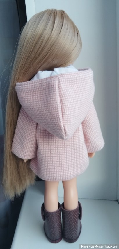 Розовое пальто для Паола Рейна 32см (фото 5)