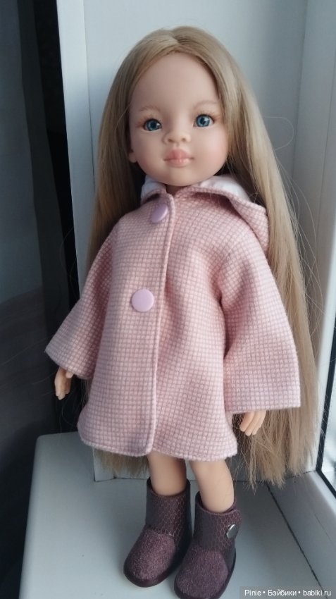 Розовое пальто для Паола Рейна 32см (фото 3)