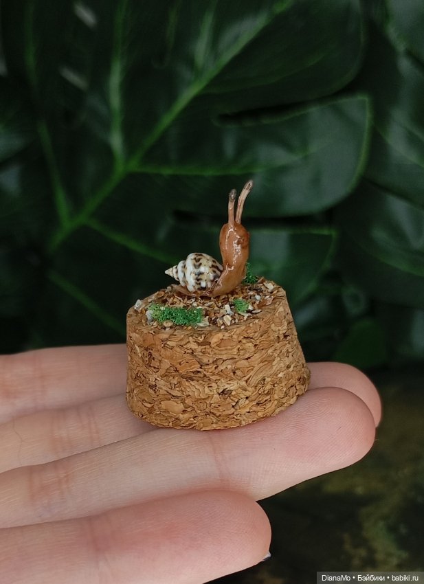 Улиточка в клоше — Авторские игрушки (фото 3)