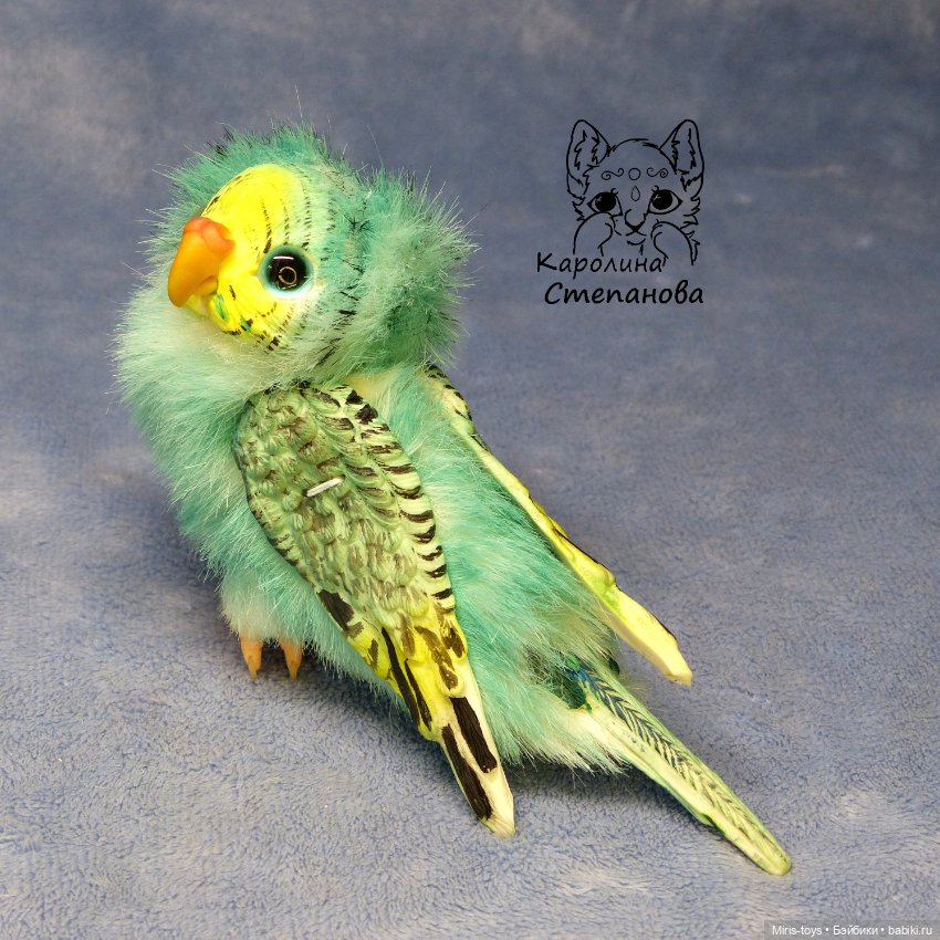 Волнистый попугайчик мятный - желтолиций (фото 5)