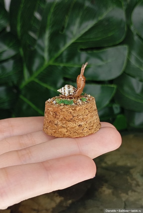 Улиточка в клоше — Авторские игрушки (фото 2)