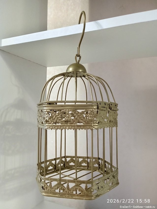 Золотая клетка для купольных фотосессий (фото 4)