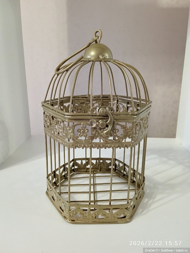 Золотая клетка для купольных фотосессий