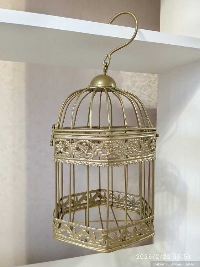 Золотая клетка для купольных фотосессий (фото 3)