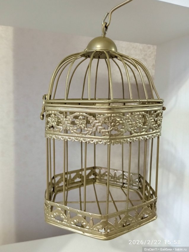 Золотая клетка для купольных фотосессий (фото 2)