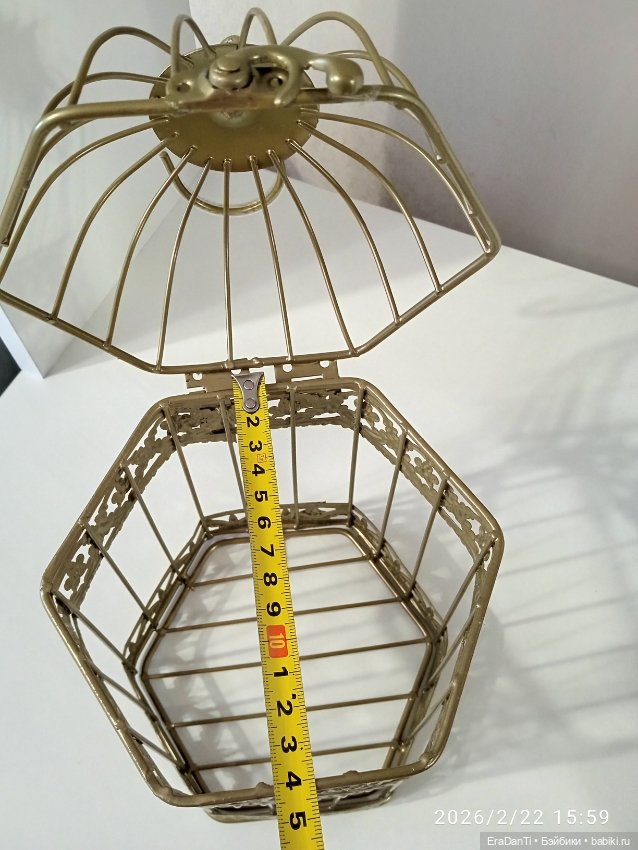Золотая клетка для купольных фотосессий (фото 6)