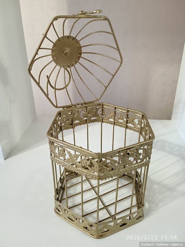 Золотая клетка для купольных фотосессий (фото 5)