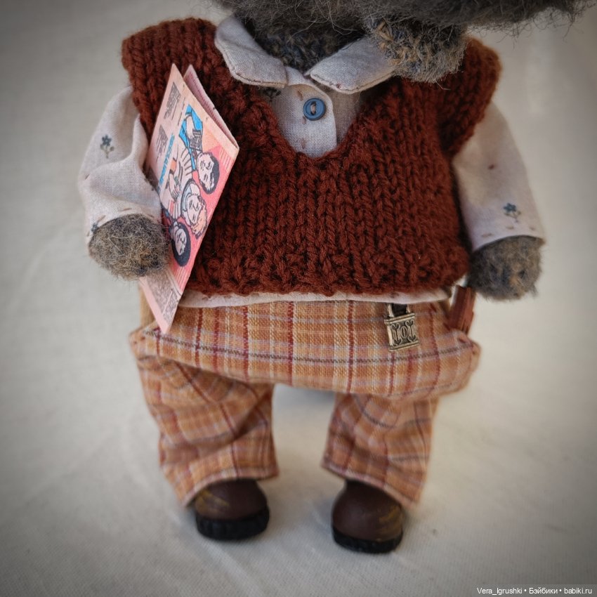 Игрушка собака пес — Авторские игрушки (фото 6)