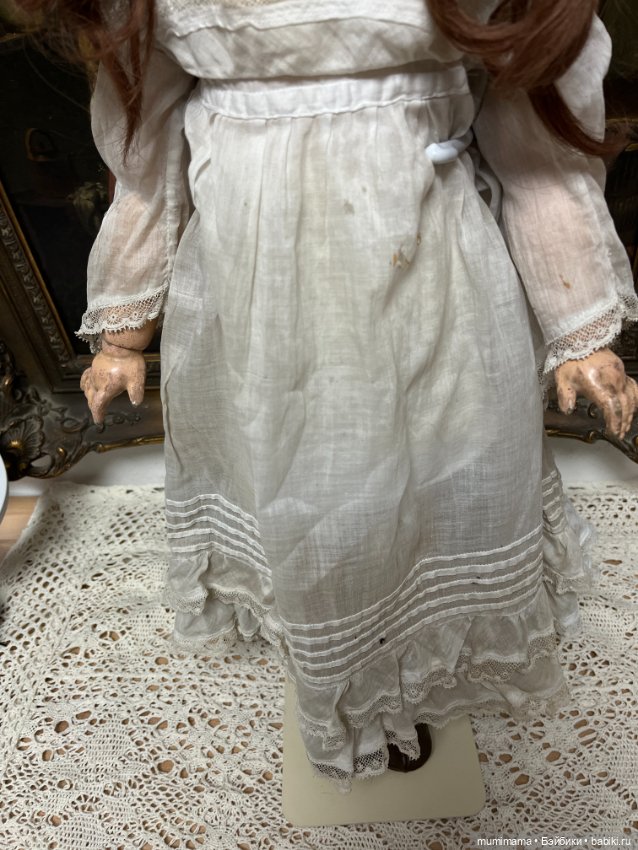 Антикварная механическая кукла Kammer Reinhardt рост 64 см (фото 6)