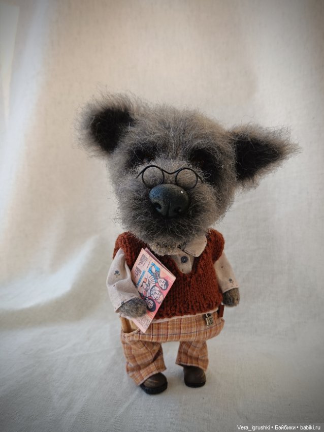 Игрушка собака пес — Авторские игрушки (фото 5)