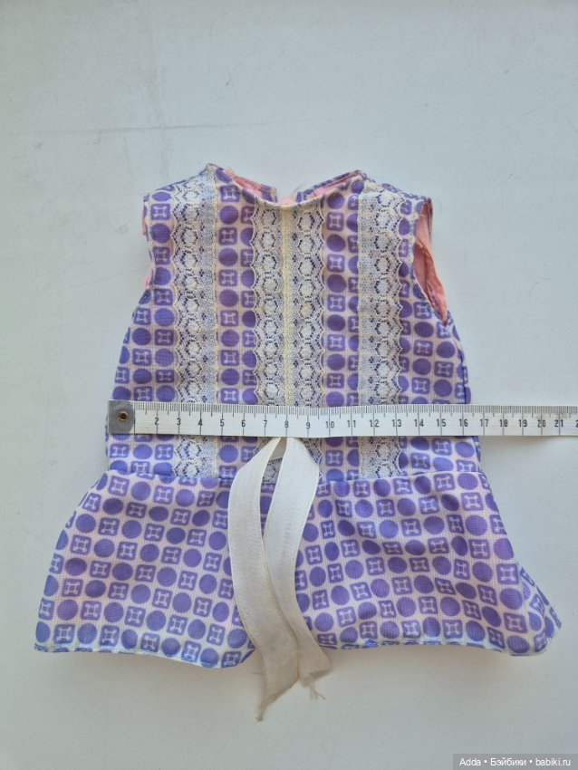 Платье куклы Лены Ленигрушка примерно 1988 год (фото 4)