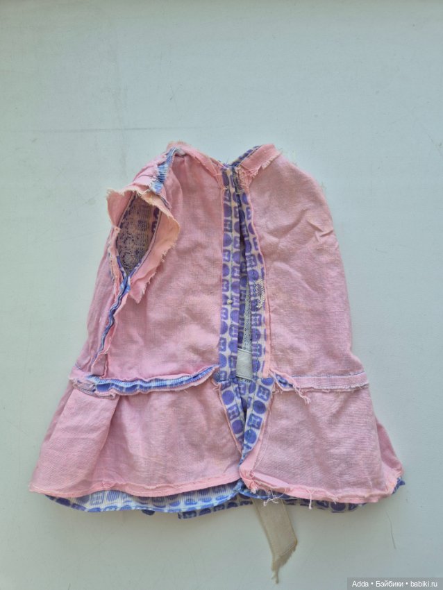 Платье куклы Лены Ленигрушка примерно 1988 год (фото 3)
