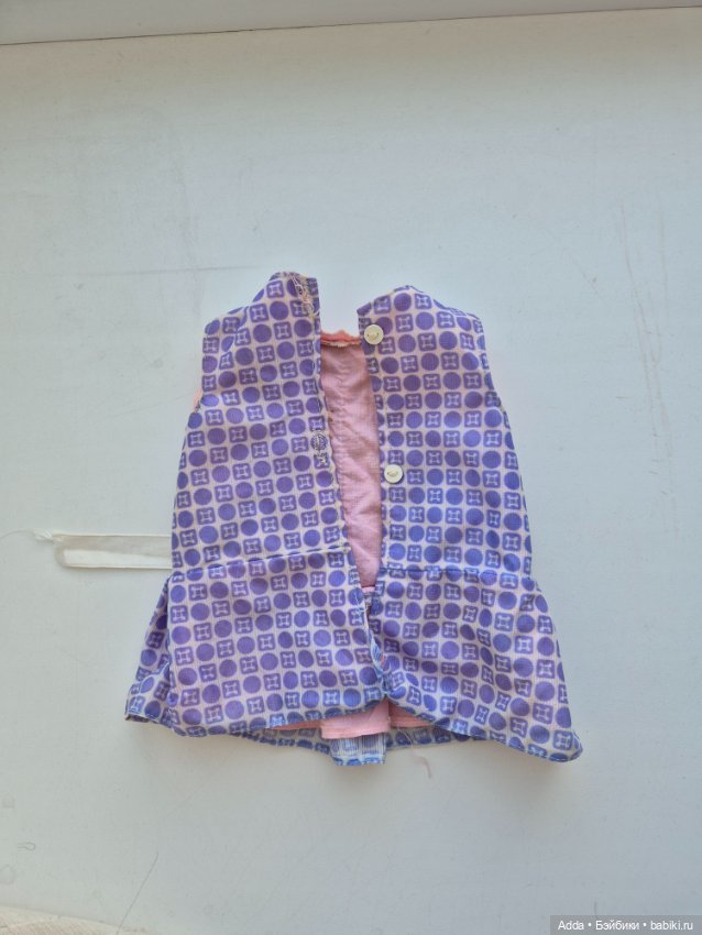 Платье куклы Лены Ленигрушка примерно 1988 год (фото 2)