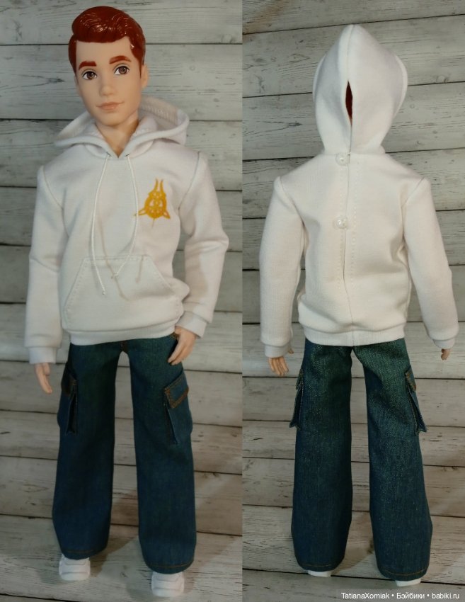 Одежда для Кена: Бомбер, худи и свитер (фото 7)