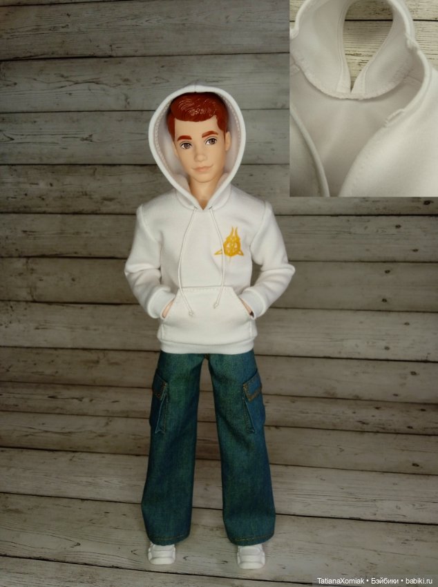 Одежда для Кена: Бомбер, худи и свитер (фото 6)