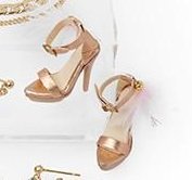 Золотые босоножки A Doll's Life Vanessa Perrin Integrity Toys (фото 3)